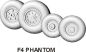 Preview: Resine-Radsatz für F4 Phantom