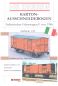 Preview: typischer italienischer Güterwagen mit Firstdach Typ F, braun (1946), 1:45