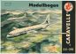 Preview: SNCASE Sud Aviation S.E.-210 Caravelle 1:50 DDR-Verlag Junge Welt, Kranich Modellbogen 1957, selten