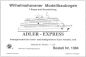 Preview: Passagierschiff "ADLER-EXPRESS" Wilhelmshavener Modellbaubogen 1:250 Nr.1084