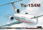 Preview: Verkehrsflugzeug Tupolew Tu-154M "Lux" 1:50 glänzender Druck