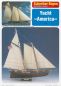 Preview: Yacht (Gaffelschoner) America aus dem 19. Jh. 1:100 deutsche Anleitung