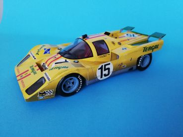 Rennwagen Ferrari 512M (Team Escuderia Montjuich) vom 24-Stunden-Rennen von Le Mans, 1971 1:24