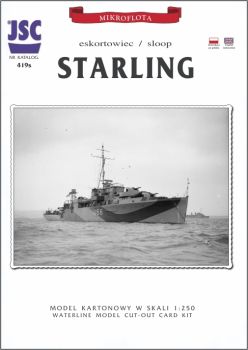 Sloop HMS Starling (U66) aus dem Jahr 1943 1:250 inkl. Spantensatz