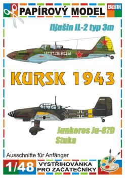 Kursk 1943": Ilyuschin Il-2 3m und Junkers Ju-87D Stuka 1:48 einfach