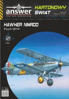 trägergestütztes Jagdflugzeug Hawker Nimrod MK. I (HMS Glorious 1932-1933) 1:33