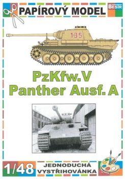 Pz.Kpfw. V Panther Ausf. A (Seitennummer 135) 1:48 einfach
