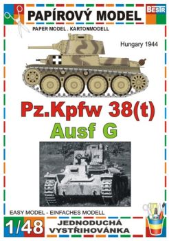 leichter Panzer Pz.Kpfw. 38(t) Ausf. G "Tschechisch" Ungarischer Armee 1:48 einfach