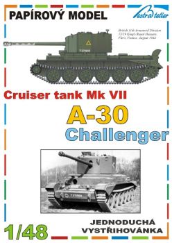 Cruiser Tank Challenger Mk VII A-30 1:48 einfach