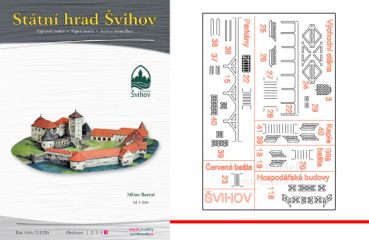 LC-Detailsatz für Stadtburg Svihov (deutsch Schwihau) 1:200 (Milan-Bartos-Verlag)