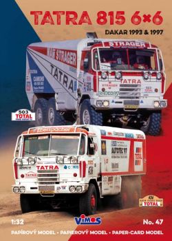 Rallye-Lkw TATRA 815 6x6 (Paris-Dakar 1993 oder Dakar-Agades-Dakar 1997) 1:32 präzise