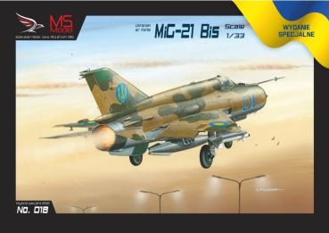 sowjetischer Abfangjäger Mikojan-Gurewitsch MiG-21bis Ukrainischer Luftwaffe 1:33 extrempräzise