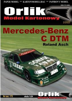 Mercedes-Benz C-Class DTM Class 1 (1993), #3 gefahren von Roland Asch 1:24 präzise