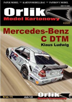 Mercedes-Benz C-Class DTM Class 1 (1996), #7 gefahren von Klaus Ludwig 1:24 präzise
