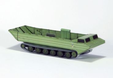 sowjetisches amphibisches Ketten-Landungsfahrzeug PTS-10 tschechoslowakischer Armee 1:100 einfach
