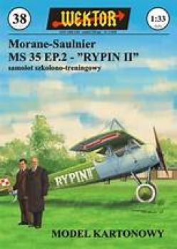 französisches Schulflugzeug Morane-Saulnier MS 35R EP2 „Rypin II“ 1:33 extrem²