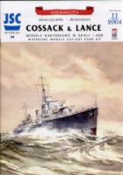 2 Zerstörer: HMS Cossack (1941) & HMS Lance (1942) 1:400