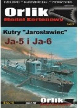2 sowjet. Minenkutter Ja-5 und Ja-6 (1930er) je als Minenräumboot oder Infanterieboot 1:100