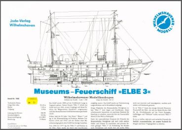 Museums-Feuerschiff Elbe 3 (Bj. 1888) 1:250 Wasserlinienmodell