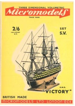 berühmte HMS Victory, das Flaggschiff von Vizeadmiral Nelson in der Seeschlacht von Trafalgar 1:500 Originalausgabe
