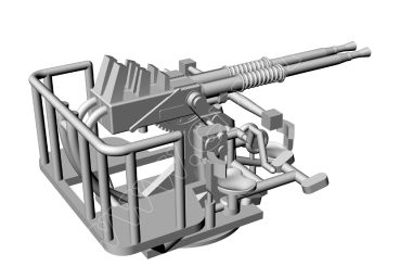 3D-Druck-Bewaffnungssatz für die ORP Blyskawica (1942/1044) 1:200