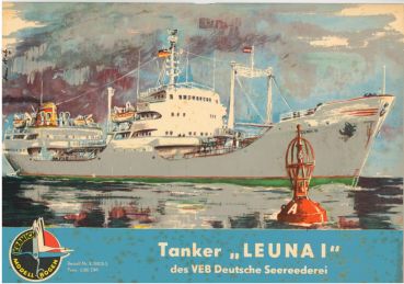 Tanker "LEUNA I" des VEB Deutsche Seereederei 1:200 selten