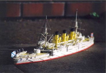 Schlachtschiff der Kaiserlich Russischen Marine Oslabja im Bauzustand von 1903 1:250 gut detailliert