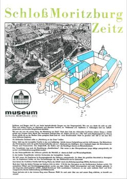Schloss Moritzburg Zeitz (Sachsen) - Kunstverlag H. C. Schmiedicke Leipzig / DDR