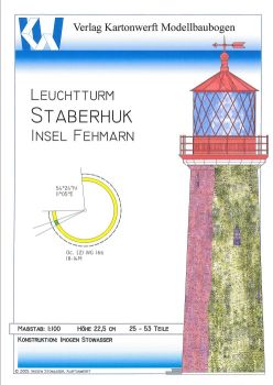 Leuchtturm Staberhuk auf der Insel Fehmarn (1902) 1:100