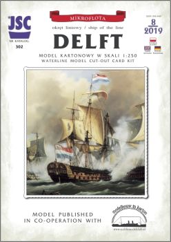 60-Kanonen Segelschiff DELFT (1783) 1:250 volle Version, übersetzt