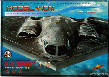 Spektakuläre Northrop B-2 SPIRIT "Spirit of New York" 1:33