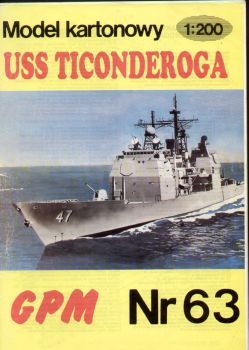 AEGIS-Raketenkreuzer USS TICONDEROGA 1:200