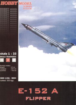 Abfangjäger Mikojan MiG E-152A Flipper (1959) 1:33