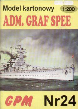 Admiral Graf Spee 1:200 (GPM, Erstausgabe DIN A4) übersetzt