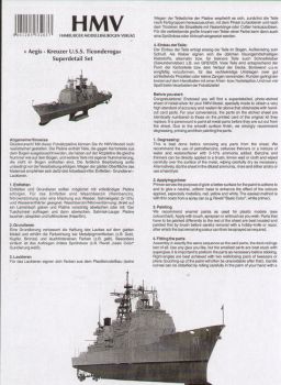 Ätzsatz für Aegis-Kreuzer USS Ticonderoga 1:250 (hmv-Verlag)