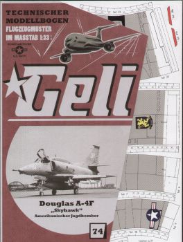 Amerikanischer Jagdbomber Douglas A-4F Skyhawk 1:33 deutsche Anleitung