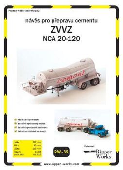 Auflieger zum Zementtransport ZVVZ NCA 20-120 1:32