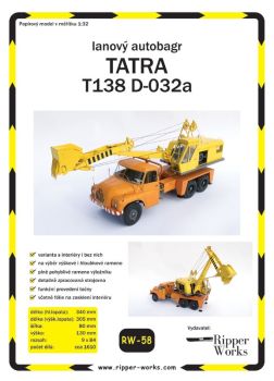 Auto-Bagger Tatra T138 D-032a 1:32 präzise