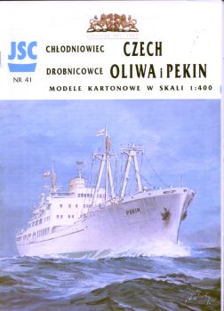 Bananenschiff Czech, Frachter Oliwa & Pekin 1:400 (JSC Nr.41)