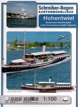 Bodensee-Raddampfer „Hohentwiel“ 1:100 deutsche Anleitung