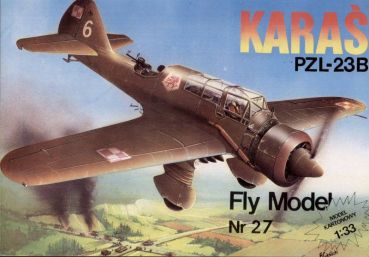 Bomber PZL P-23B Karas (1935)1:33 Originalausgabe, übersetzt