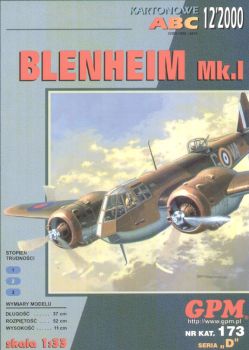 Bristol Blenheim Mk.I (Griechenland, 1941) 1:33 Erstausgabe