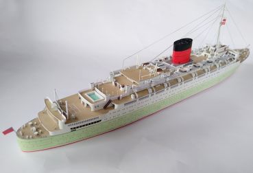 Transatlantikliner RMS Caronia (II) „The Green Goddess“ der Cunard White Star Line (1950 - April 1958) 1:250
