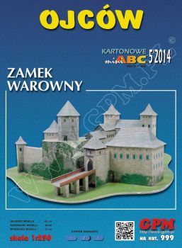 Burg Ojcow in Polen (1370) 1:250