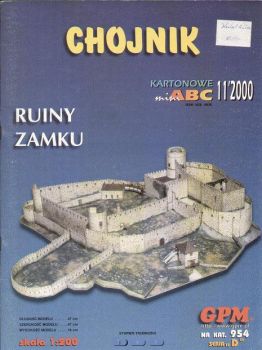 Burganlage Chojnik / Kynast Riesengebirge (1364) 1:200
