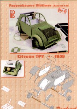 Citroen TPV (1938) 1:25 einfach, deutsche Bauanleitung