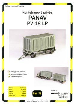 Containeranhänger PANAV PV 18 LP 1:32 (Nr. 78) Ripper-Works