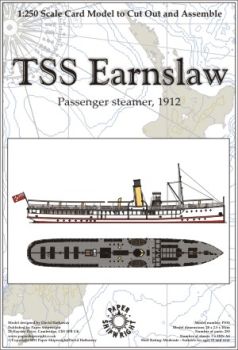 Dampf-Fährschiff TSS Earnslaw (Lake Wakatipu in Neuseeland, 1912) 1:250