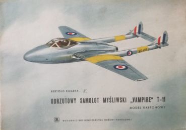De Havilland DH.115 Vampire T-11 der Royal Air Force 1:33 selten!