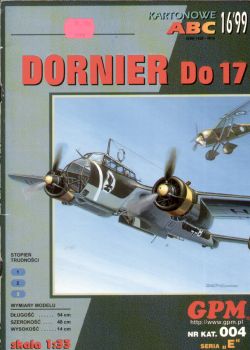 Dornier Do-17 Z-2 (Holzhammer-Geschwader, 1942) 1:33 (GPM 004 - 16/1999)